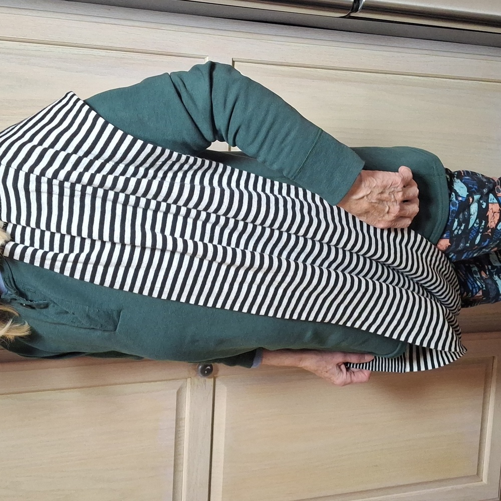 Victoria Secret Striped Cross BODY LARGE Scarf. NWTG